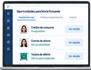MyOneID opportunities for a member: pre-approved credit, savings account and debit card